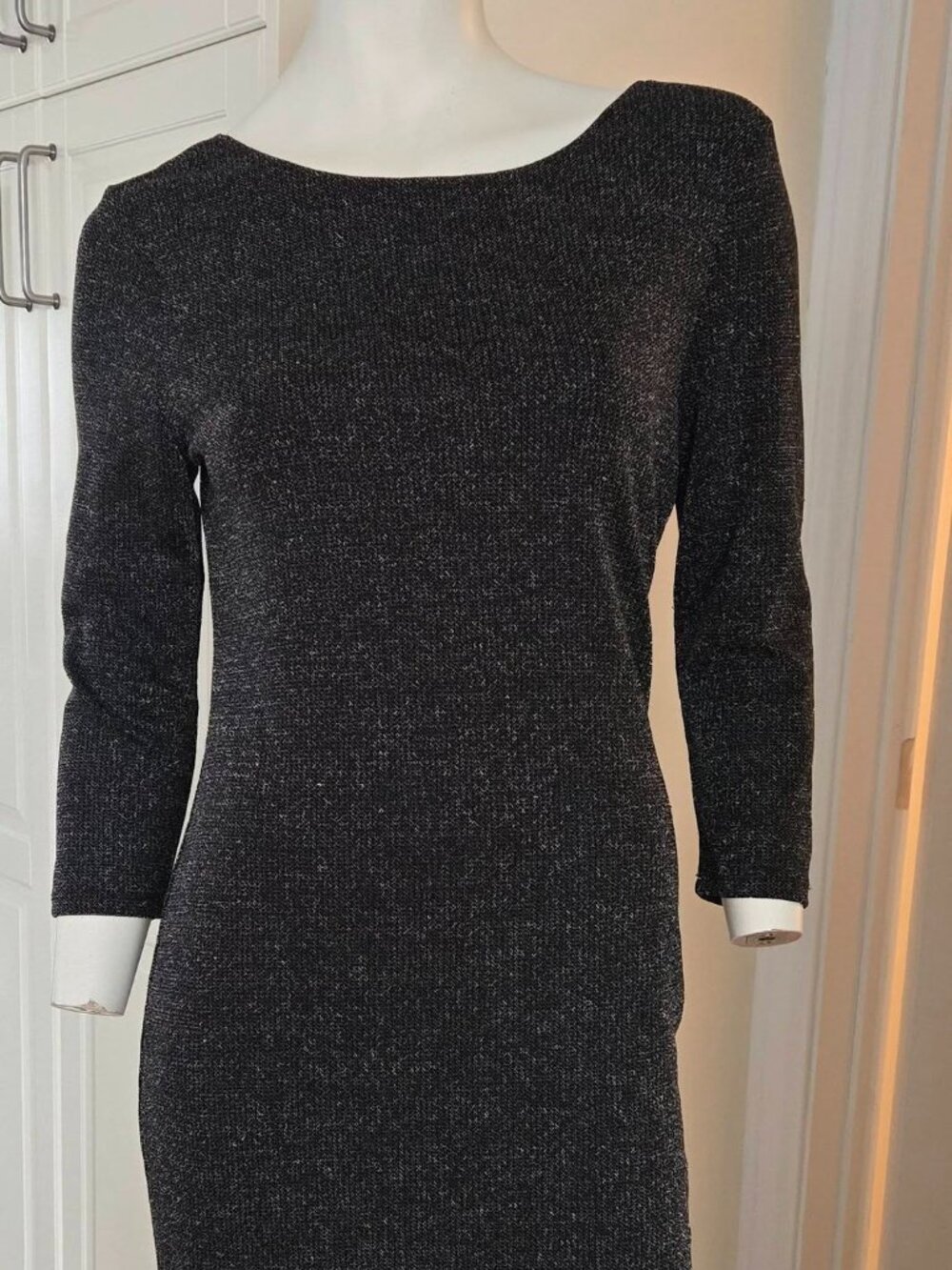 G.L.A.M. dress, size Medium, silver-tone thread